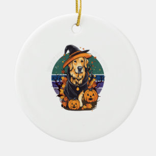 Das ist mein gruseliger Hunde-Vater-Kostüm Hallowe Keramik Ornament