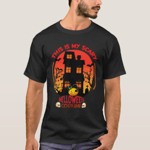 Das ist mein gruseliger schwarzer Katzenkostüm Hal T-Shirt
