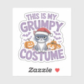Das ist mein gruseliges Kostüm - Witziges Design f Aufkleber (Blatt)