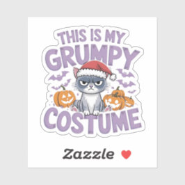Das ist mein gruseliges Kostüm - Witziges Design f Aufkleber