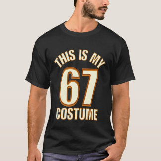 Das ist mein Halloween 67 Kostüm Lazy Brainrot Mem T-Shirt