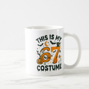 Das ist mein Halloween 67 Kostüm Meme Slogan 6 7 N Kaffeetasse