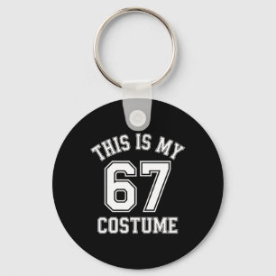 Das ist mein Halloween 67 Kostüm Sport Humor Gen Schlüsselanhänger