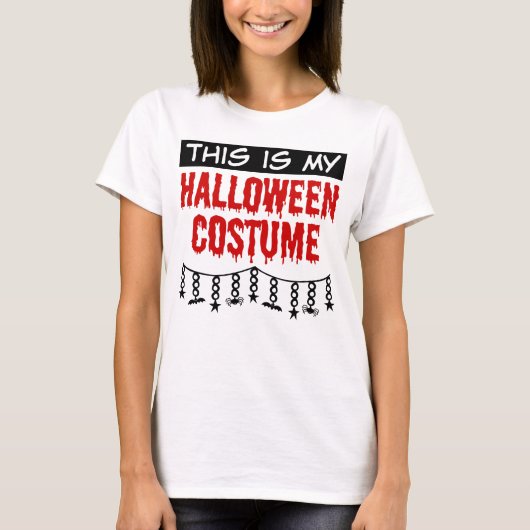 Das ist mein Halloween Costume Spiders Bats T-Shirt (Vorderseite)