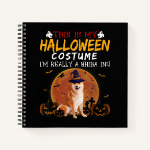 Das ist mein Halloween Custom   Hunde-Feiertagsges Notizblock