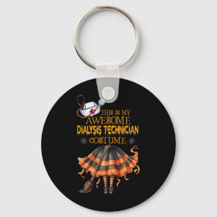 Das ist mein Halloween-Dialysetechnikerkleid D Schlüsselanhänger