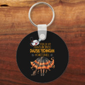 Das ist mein Halloween-Dialysetechnikerkleid D Schlüsselanhänger (Vorderseite)