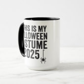 Das ist mein Halloween-Kostüm 2025 Tasse (Vorderseite Links)