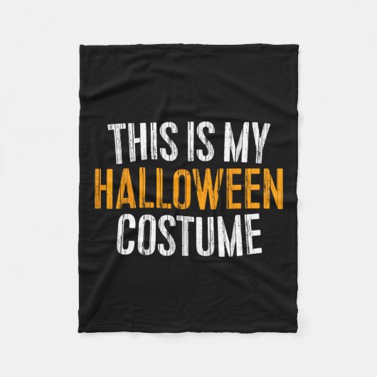 Das ist mein Halloween-Kostüm Fleecedecke (Vorderseite)