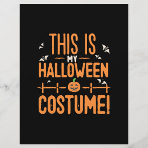 Das ist mein Halloween-Kostüm  Flyer