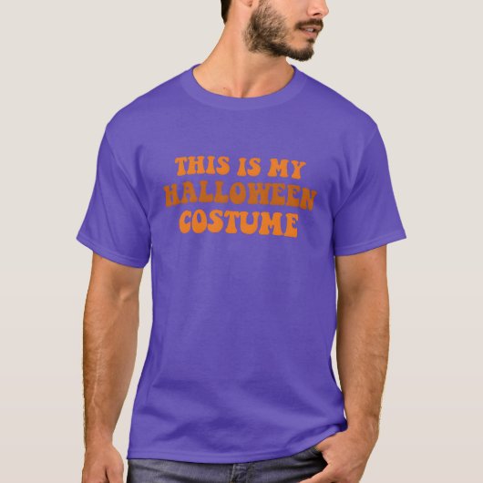 Das ist mein Halloween-Kostüm-Funny Halloween-Retr T-Shirt (Vorderseite)