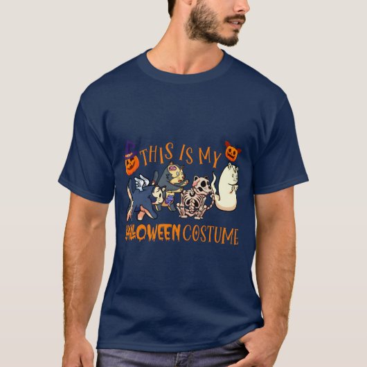 Das ist mein Halloween-Kostüm Halloween-Bekleidung T-Shirt (Vorderseite)