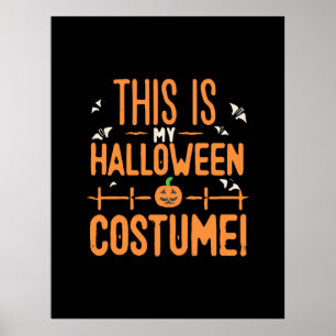 Das ist mein Halloween-Kostüm  Poster