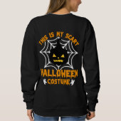 Das ist mein Halloween-Kostüm Sweatshirt (Rückseite)