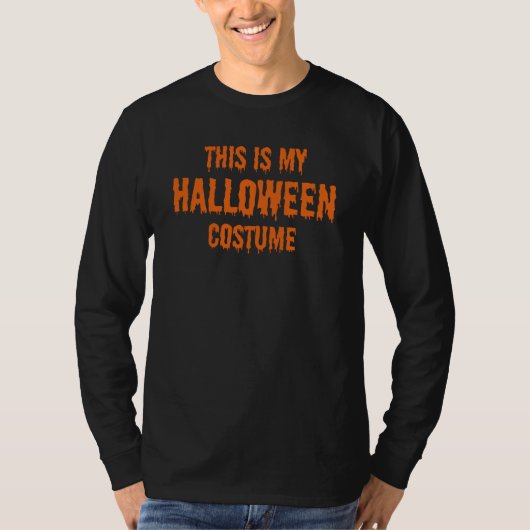 das ist mein halloween Kostüm T-Shirt (Vorderseite)