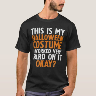 Das ist mein Halloween-KostümRetro Vintag T-Shirt