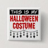 Das ist mein Halloween-Kostümskulls-Sterne Button (Vorderseite)