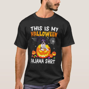Das ist mein Halloween Pajama Boston Terrier Costu T-Shirt