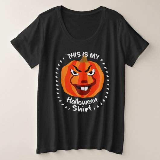 🎃 Das ist mein Halloween-Shirt - lustiger Beängst Große Größe T-Shirt (Design vorne)