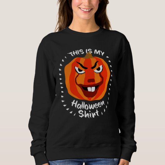 🎃 Das ist mein Halloween-Shirt - lustiger Beängst Sweatshirt (Vorderseite)