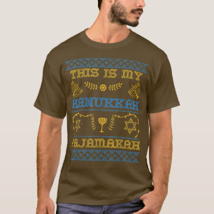 Das ist mein Hanukkah-Pajamakah-lustiges-jüdisches T-Shirt