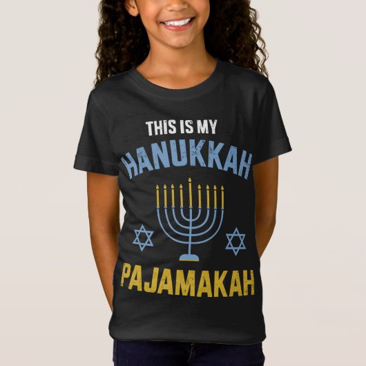 Das ist mein hanukkah-Pyjamakah für jüdische Weihn T-Shirt (Vorderseite)