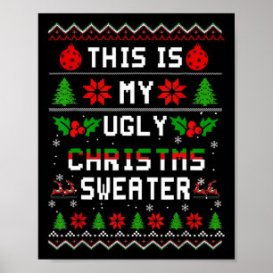 Das ist mein hässlicher Spaß Weihnachten Weihnacht Poster