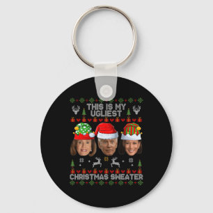 Das ist mein hässlicher Weihnachts-Sweater Funny J Schlüsselanhänger