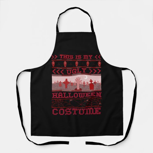 Das ist mein hässliches Halloween-Kostüm, ein häss Schürze (Vorderseite)