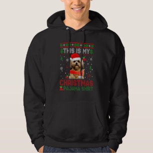 Das ist mein hässliches Weihnachts-Schlafanzug-Shi Hoodie