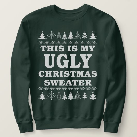 Das ist mein hässliches Weihnachts-Sweater-Funny-G Sweatshirt (Design vorne)