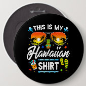 Das ist mein hawaiianisches Shirt Luau Aloha Hawai Button (Vorne & Hinten)