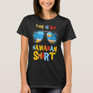 Das ist mein hawaiianisches tropisches Luau-Kostüm T-Shirt