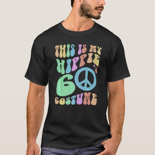 DAS IST MEIN HIPPIE SIXTIES COSTUME Groovy Old Sch T-Shirt (Vorderseite)