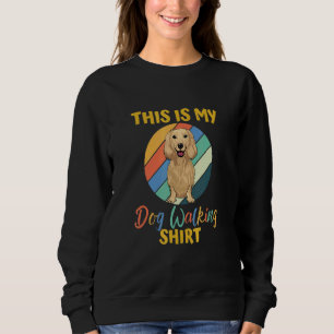 Das ist mein Hund, der die Creme-Dackel läuft Sweatshirt