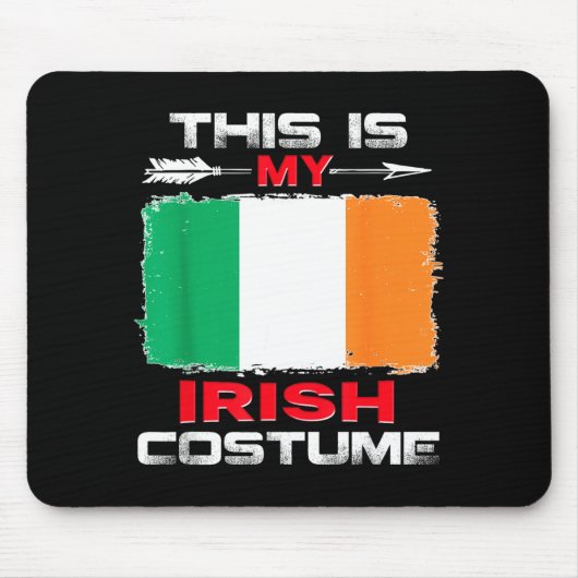 Das ist mein irisches Kostüm Irland Mousepad (Vorne)