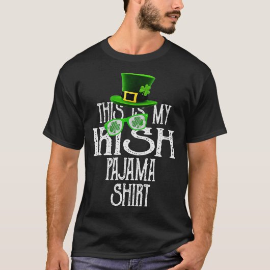 Das ist mein Irish Pajama Kleeblatt GreenClover Bo T-Shirt (Vorderseite)