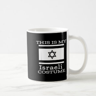 Das ist mein israelisches Kostüm lustiges Hallowee Kaffeetasse