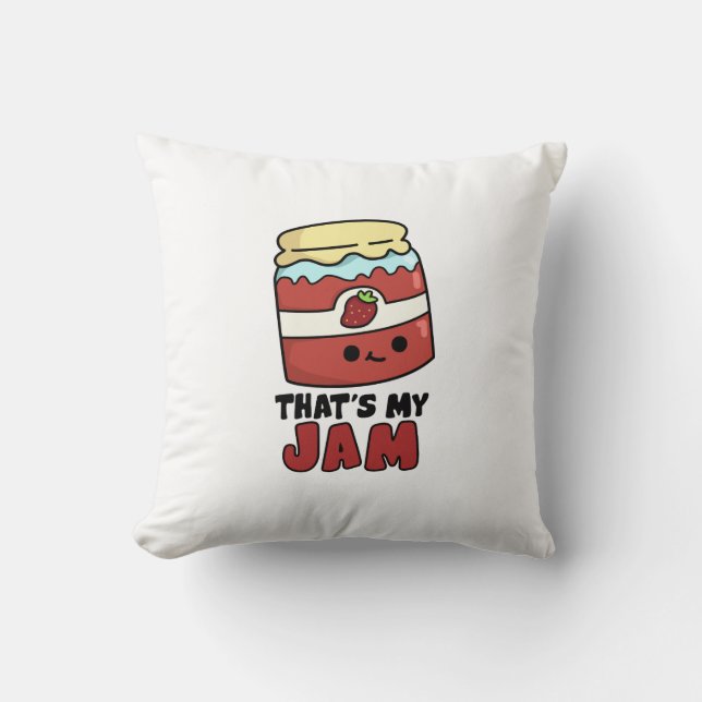 Das ist mein Jam Funny Jar von Jam Pun Kissen (Vorderseite)