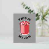 Das ist mein Jam Postkarte (Stehend Vorderseite)