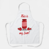 Das ist mein Jam Strawberry Food Puff Schürze (Vorderseite)