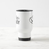 Das ist mein Junge Custom Baseball Mama Softball M Reisebecher (Mittel)