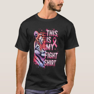 Das ist mein Kampf Brustkrebs Rosa Band Tiger A T-Shirt