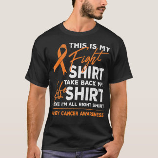 Das ist mein Kampf gegen Nierenkrebs Monat Ri T-Shirt