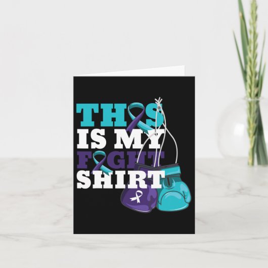 Das ist mein Kampf gegen Suizidprävention stark Karte (Vorderseite)