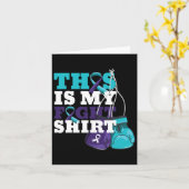 Das ist mein Kampf gegen Suizidprävention stark Karte (Gelbe Blume)