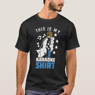 Das ist mein Karaoke Shirt Funny Women Men Kids Te