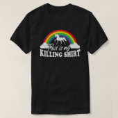 Das ist Mein Killer-Shirt - Einhorn unter Regenbog T-Shirt (Design vorne)