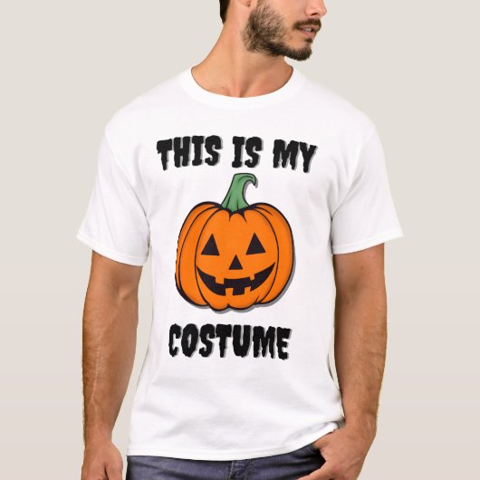 Das ist mein Kostüm Funny Halloween T-Shirt (Vorderseite)