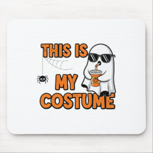 Das ist mein Kostüm Lustiges Halloween-Geister-Des Mousepad